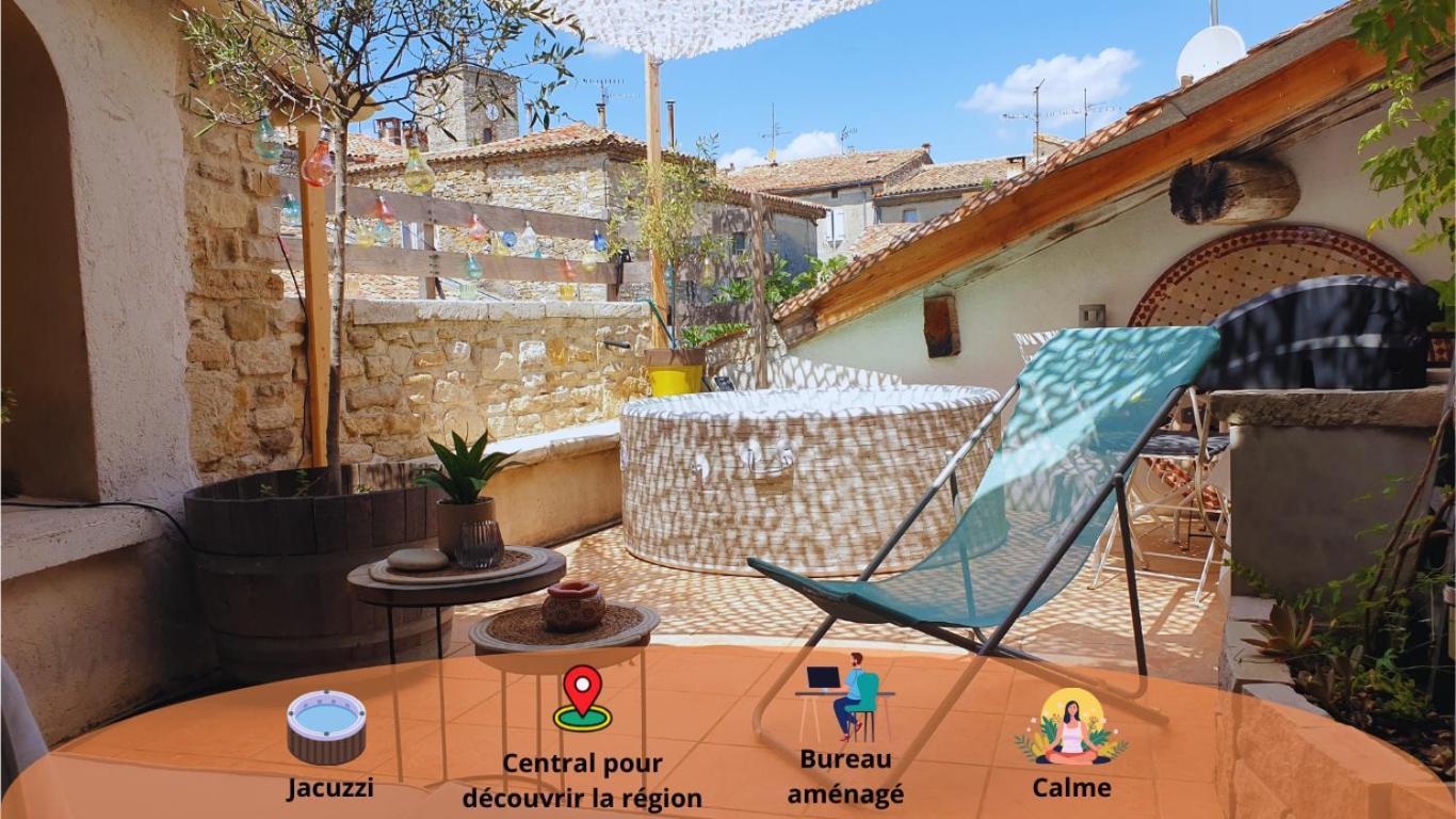 Maison Avec Jacuzzi Et Terrasse Sur Les Toits Brignon Exterior foto